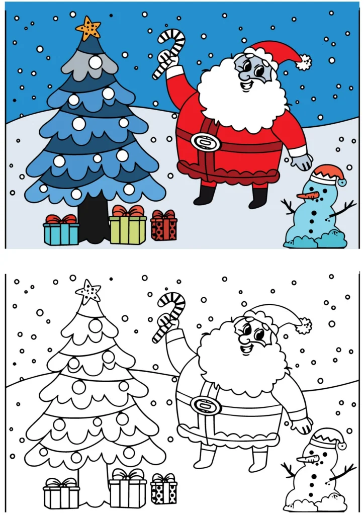 Christmas Coloring Page