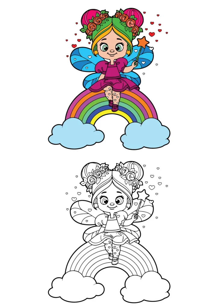 Jasper Spectrum Fairy Coloring Page