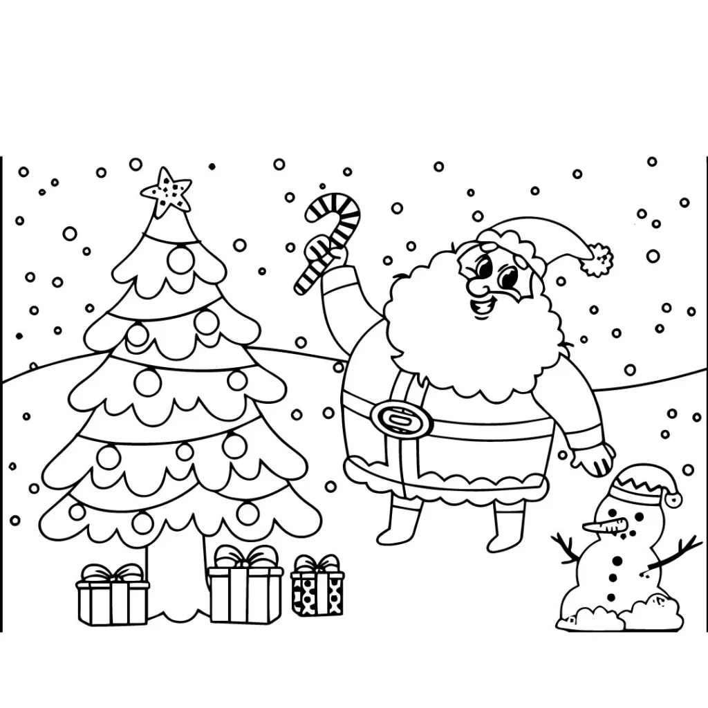 Christmas Coloring Page