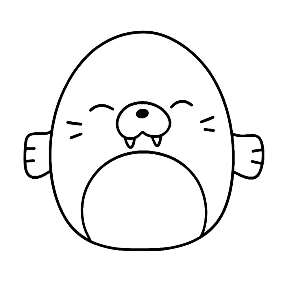 Squishmallow Coloring Page