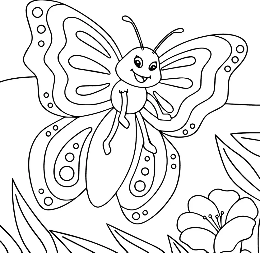 Butterfly Coloring Page