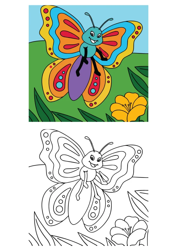 Butterfly Coloring Page