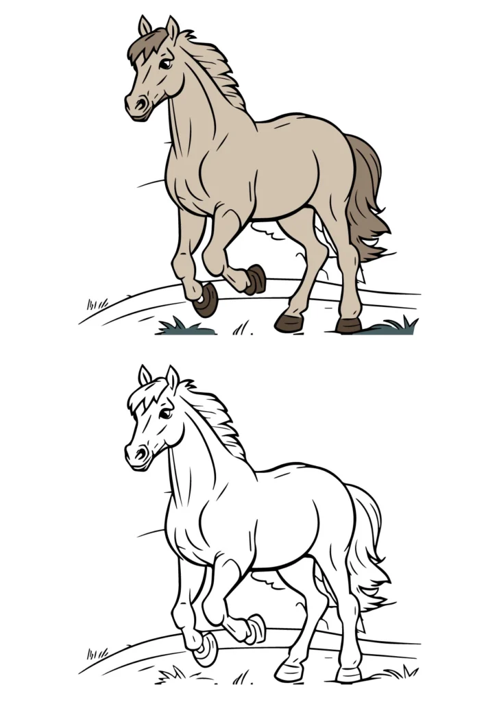 Horse Coloring Page