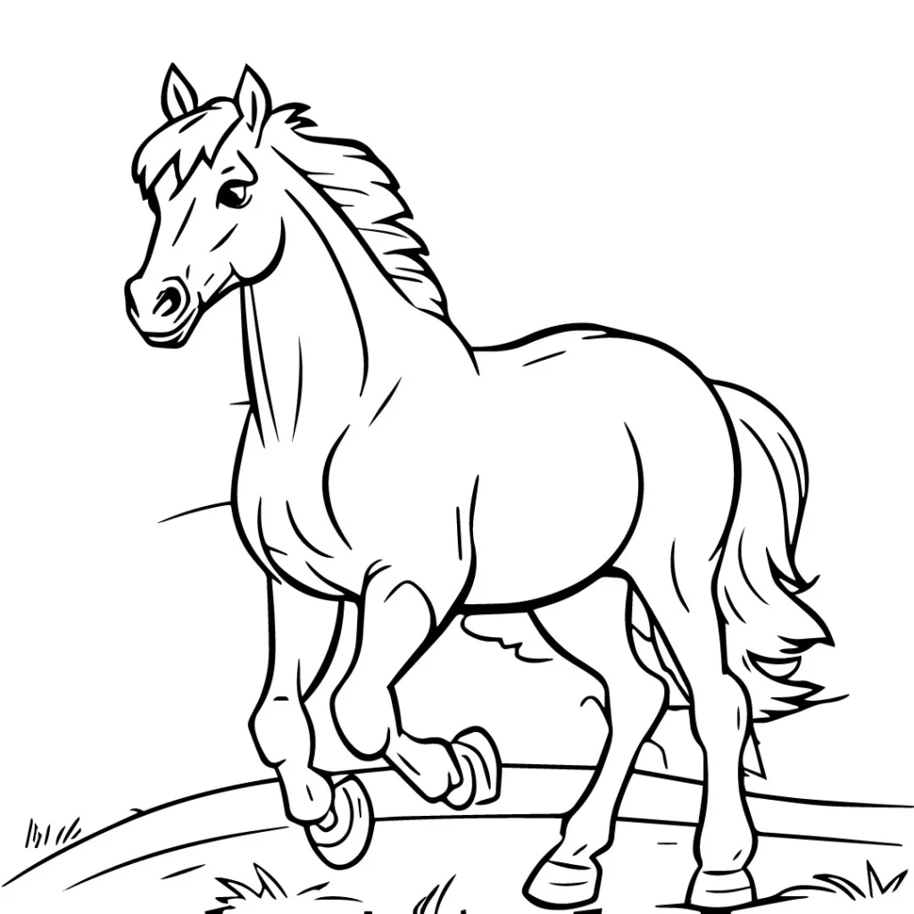 Horse Coloring Page