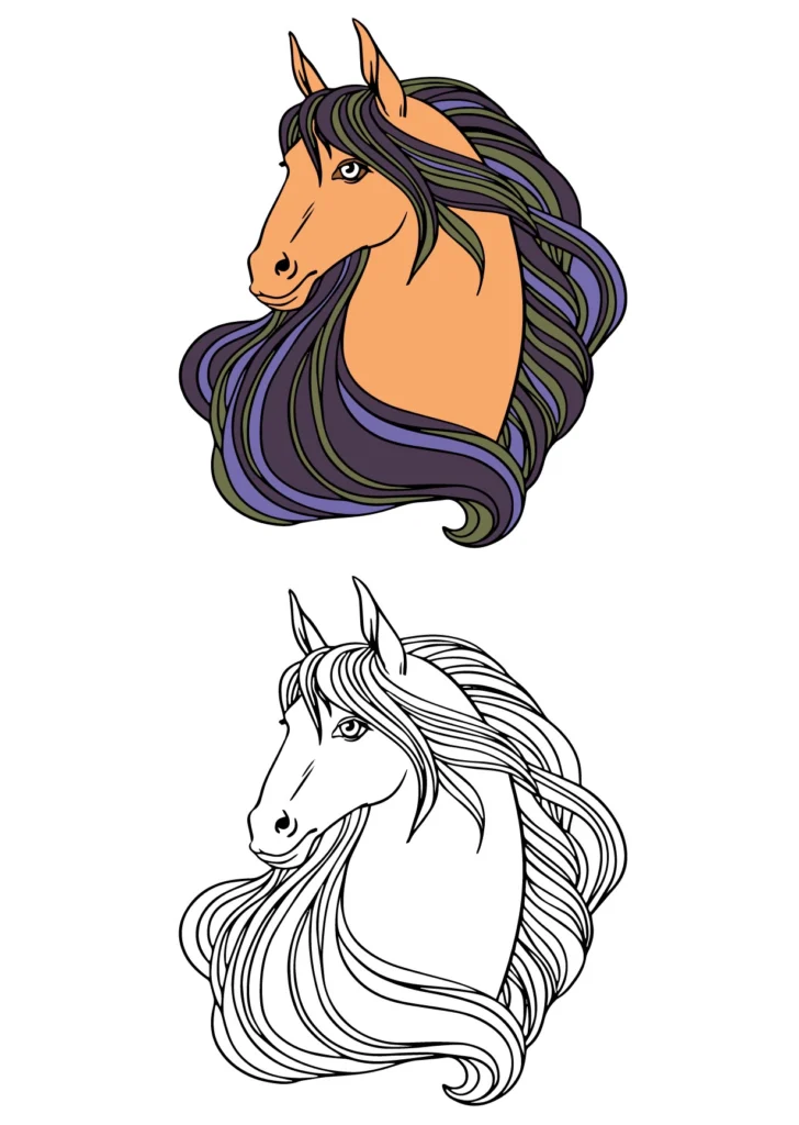 Horse Coloring Page