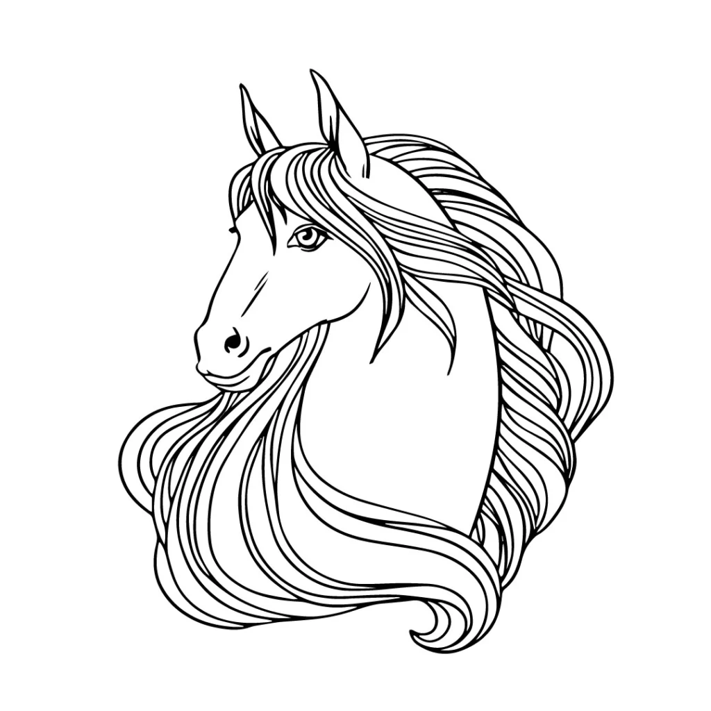 Horse Coloring Page