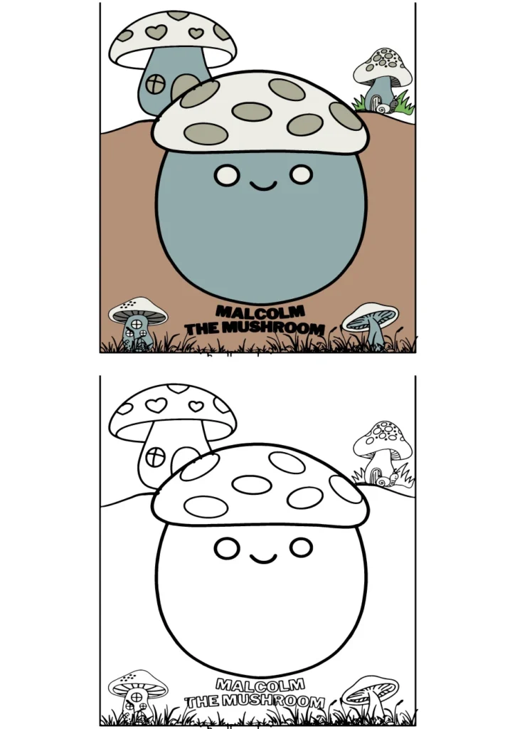 Squishmallow Coloring Page