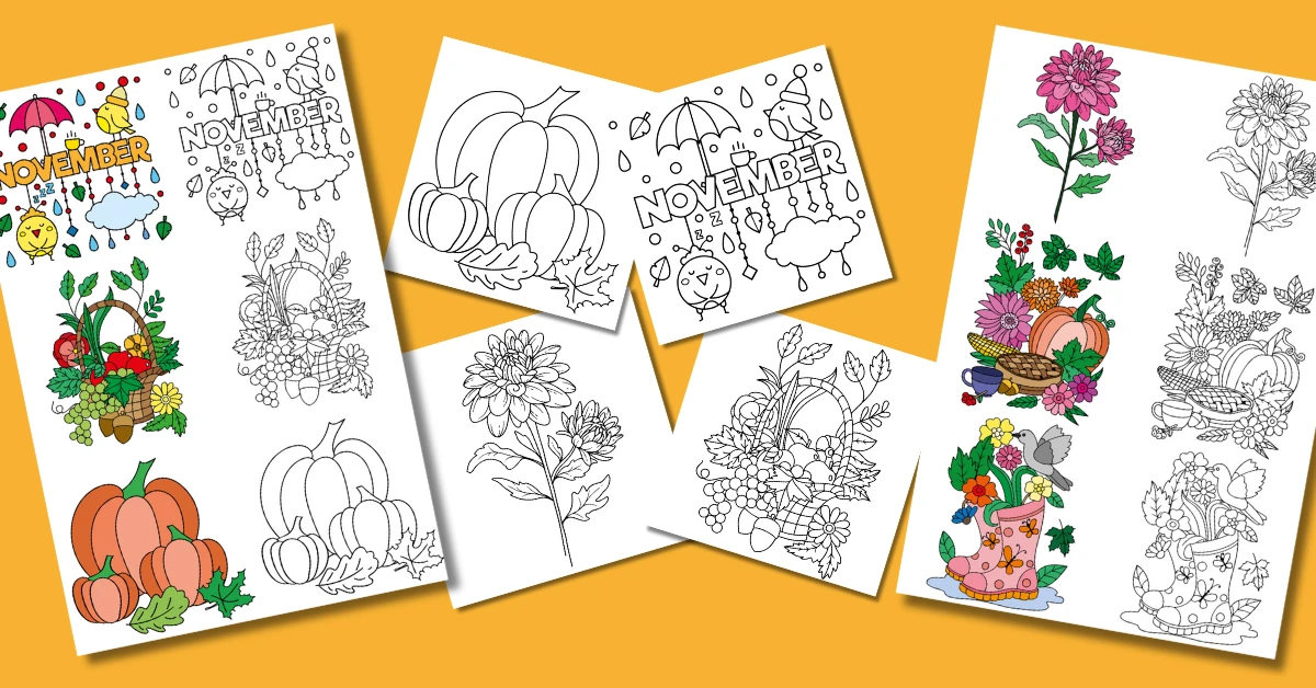 November Coloring Pages