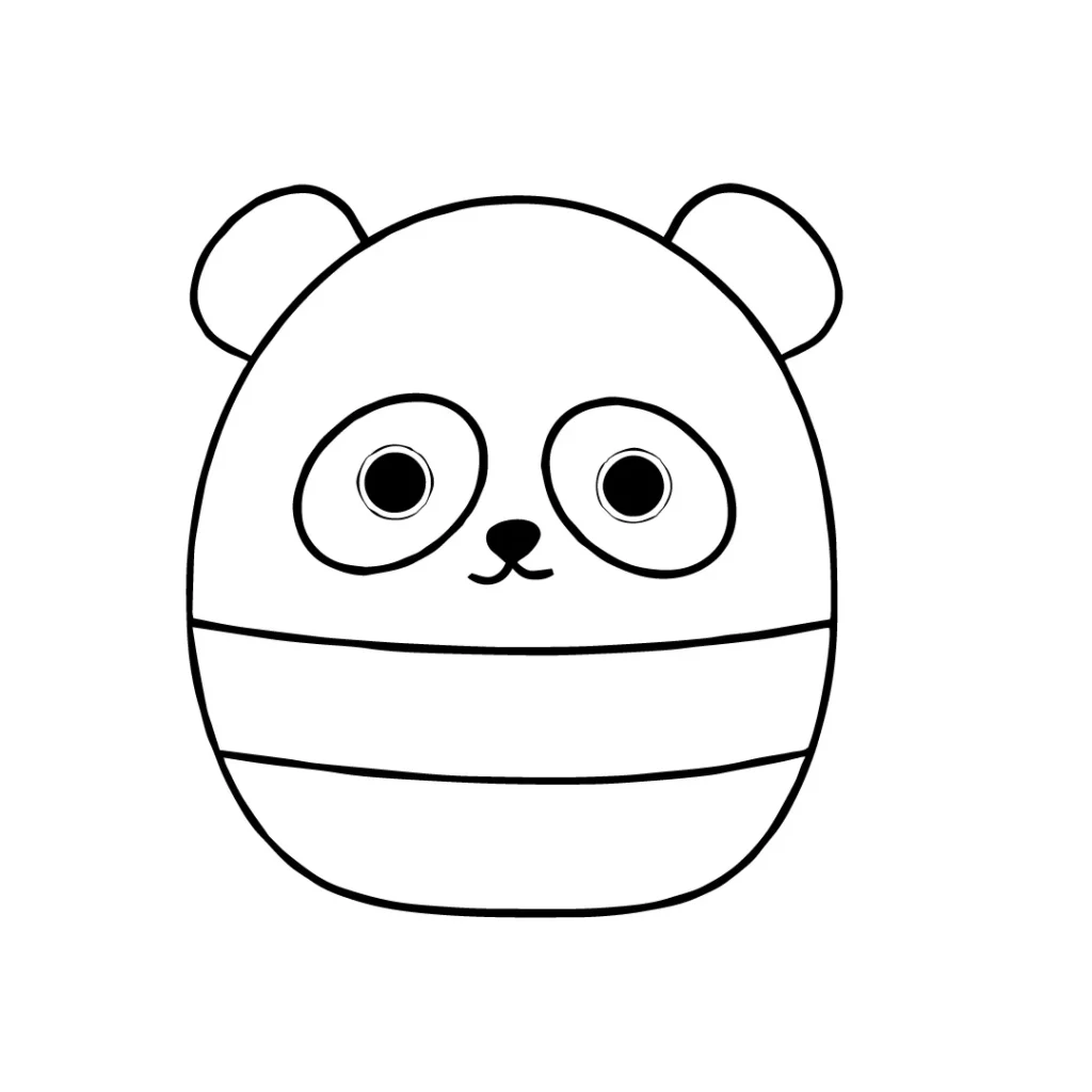 Squishmallow Coloring Page