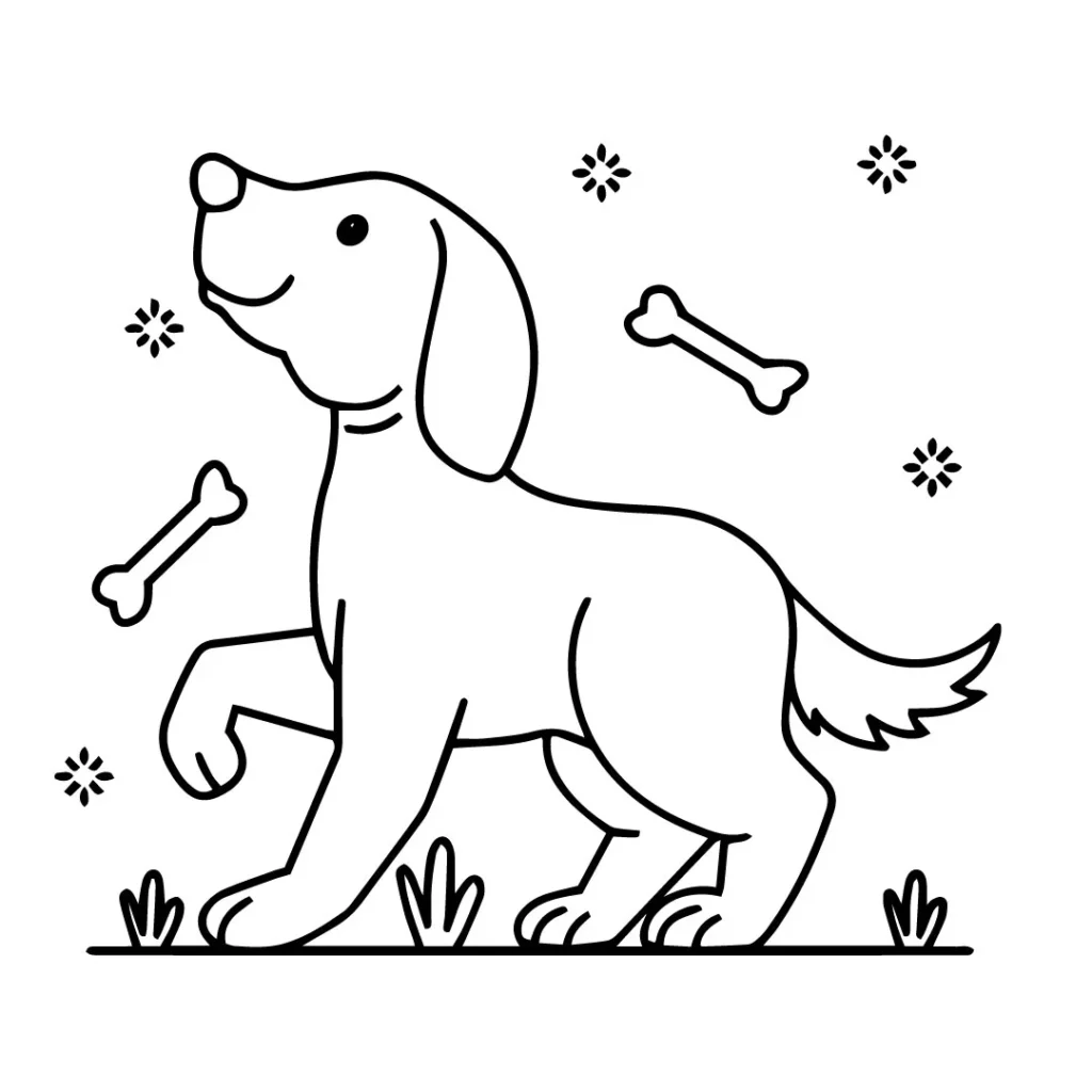 Puppy Coloring Pages