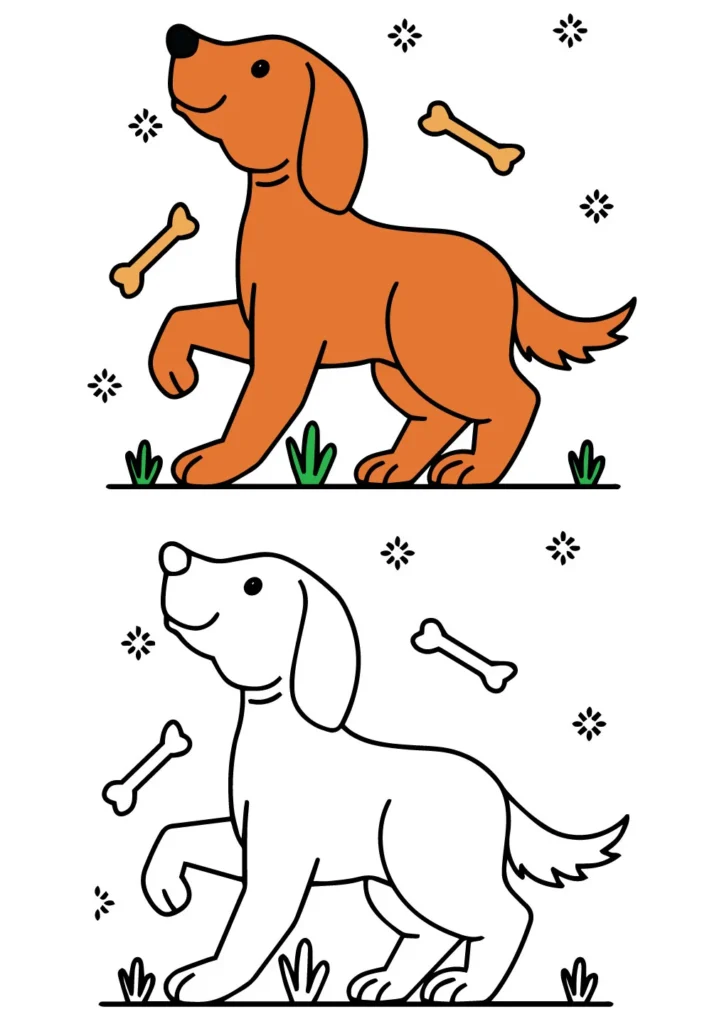 Puppy Coloring Pages