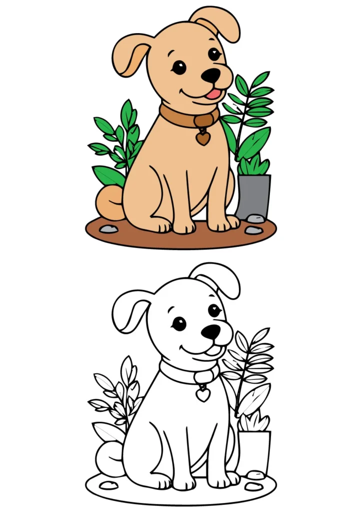 Puppy Coloring Pages