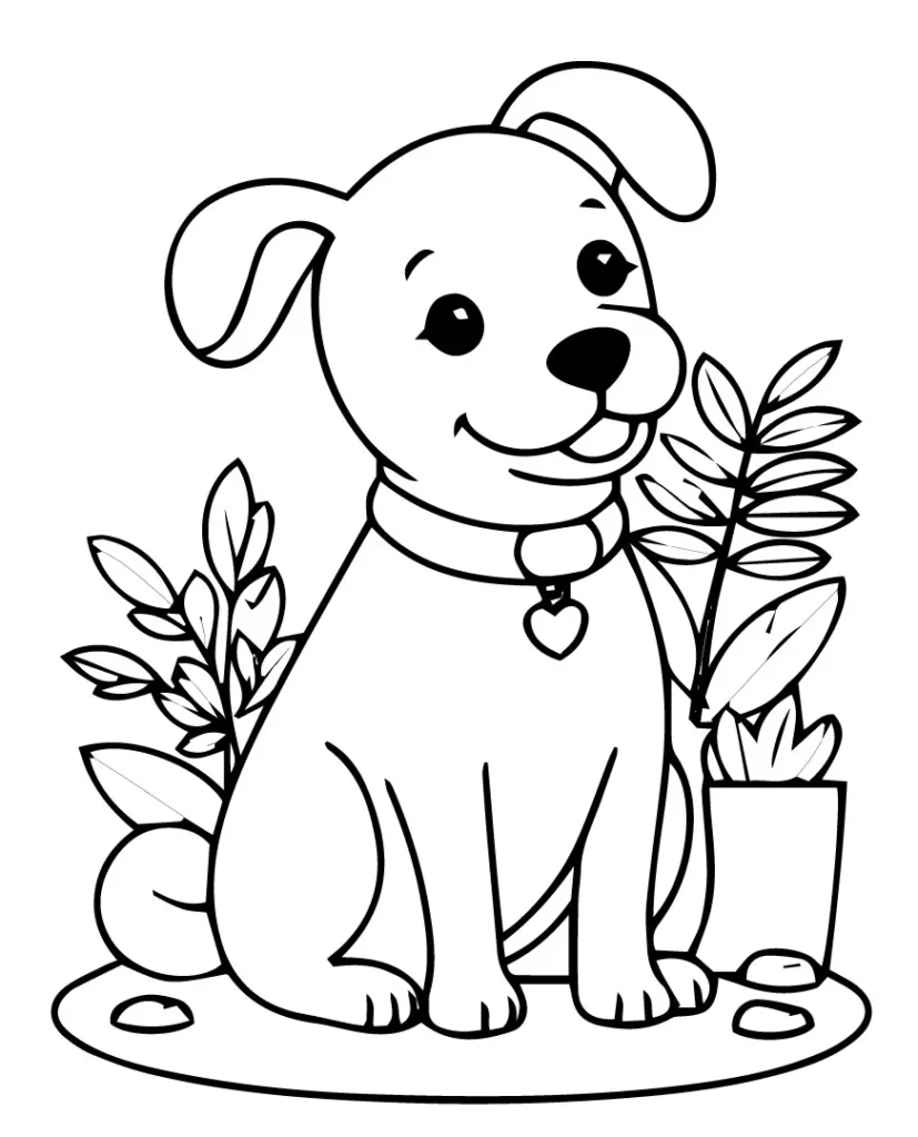 Puppy Coloring Pages