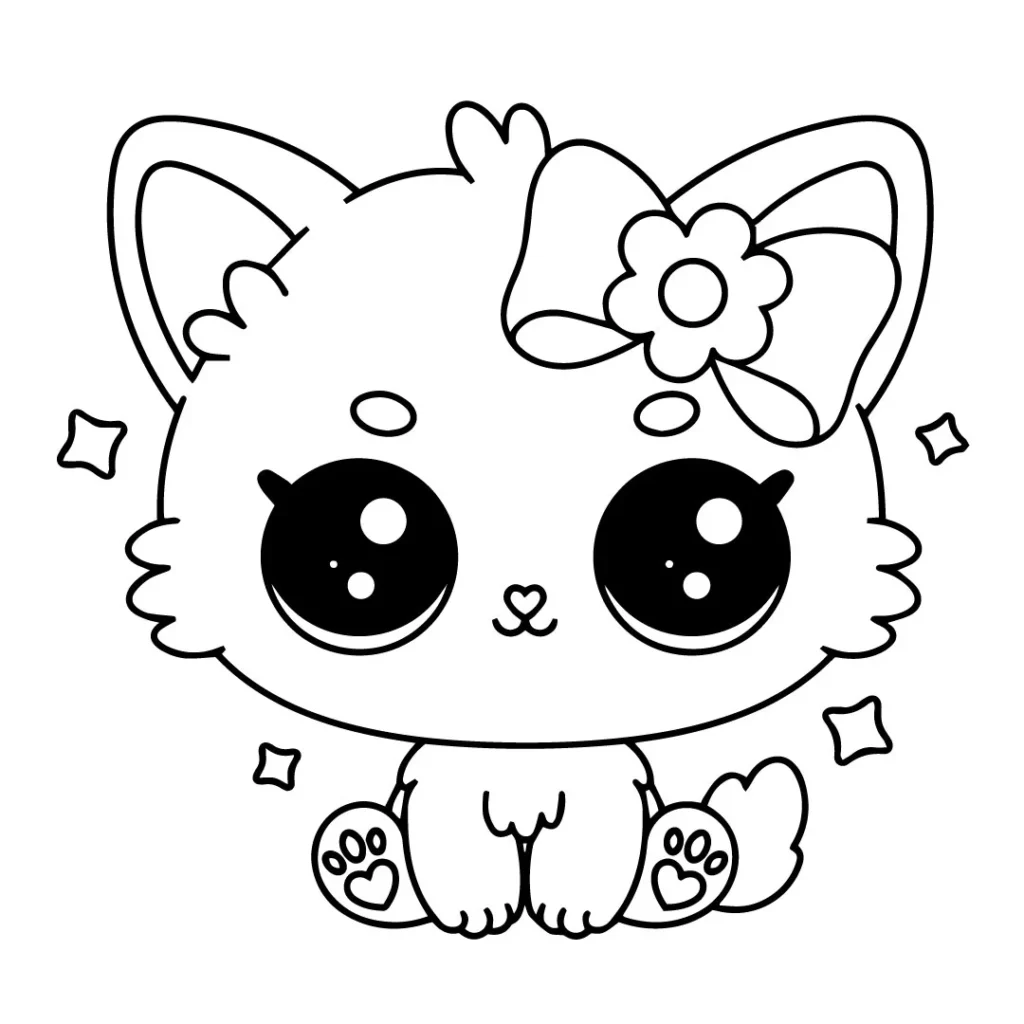 Hello Kitty Coloring Pages