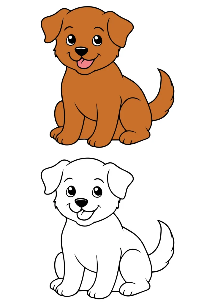 Puppy Coloring Pages