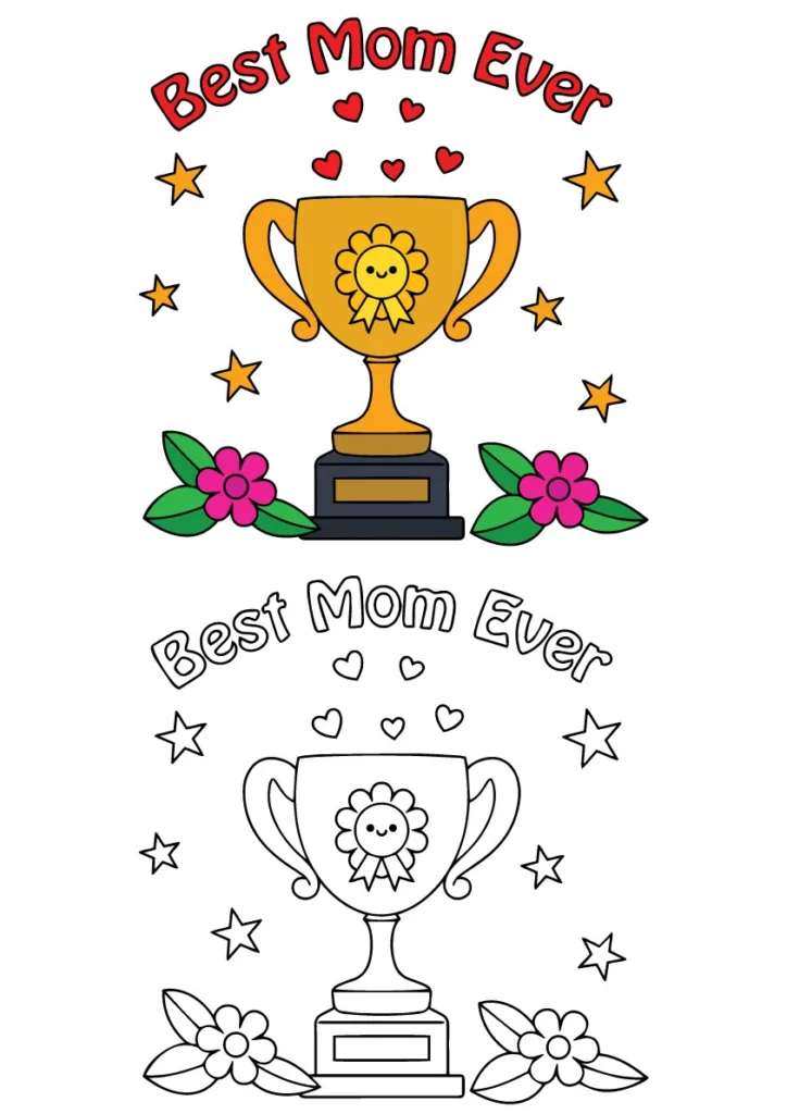 Best Mom Ever Trophy