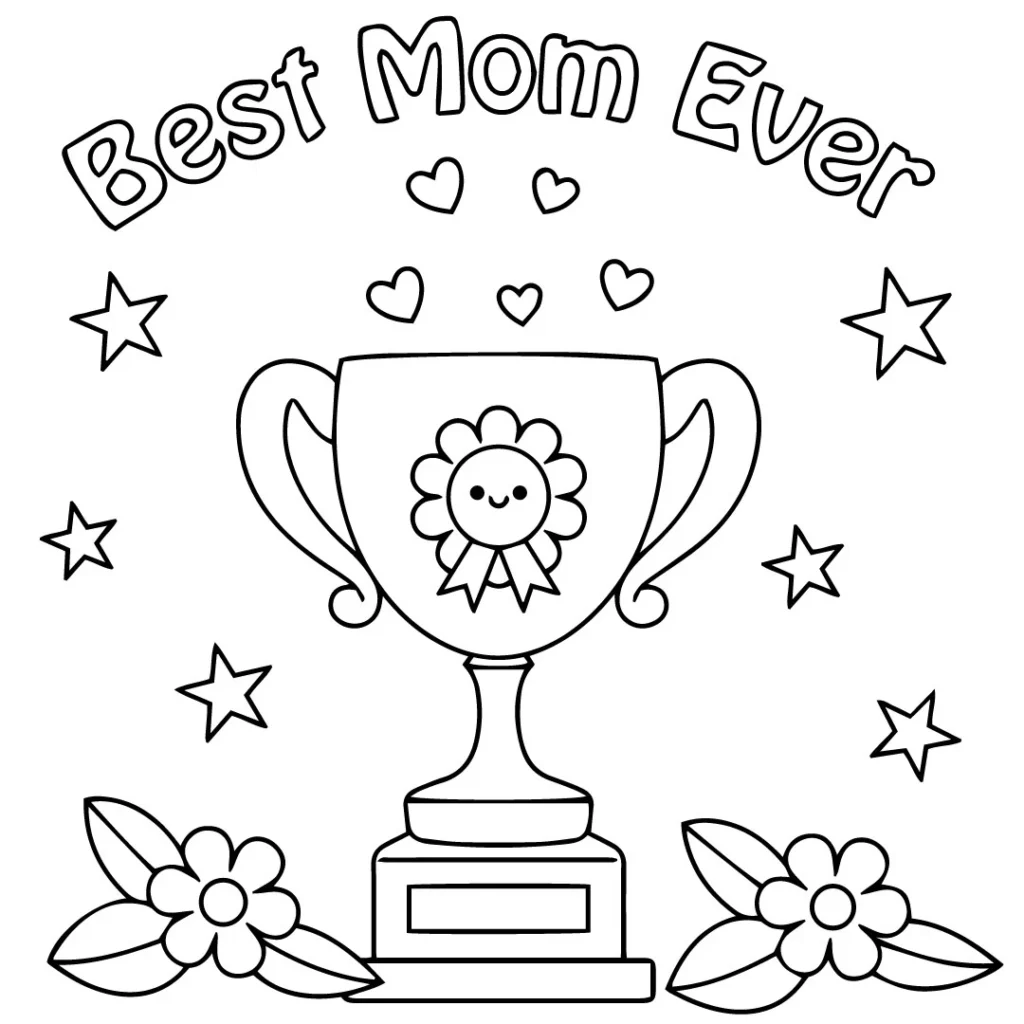 Best Mom Ever Trophy