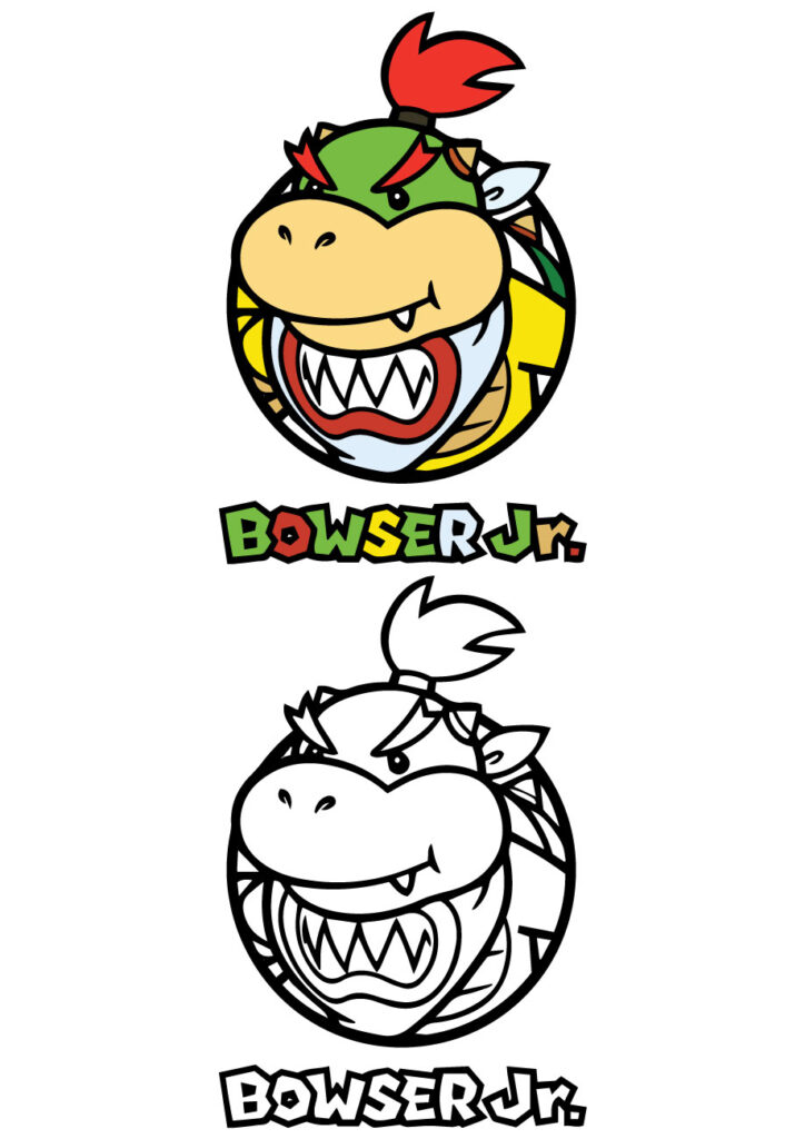 Bowser’s Jr. coloring page