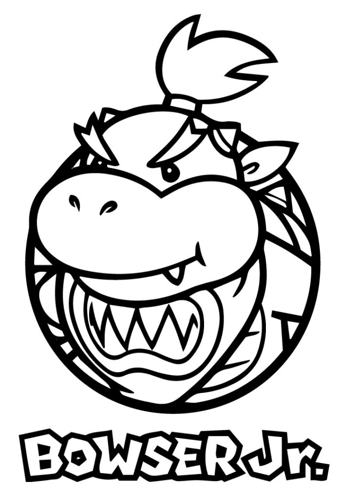 Bowser’s Jr. coloring page