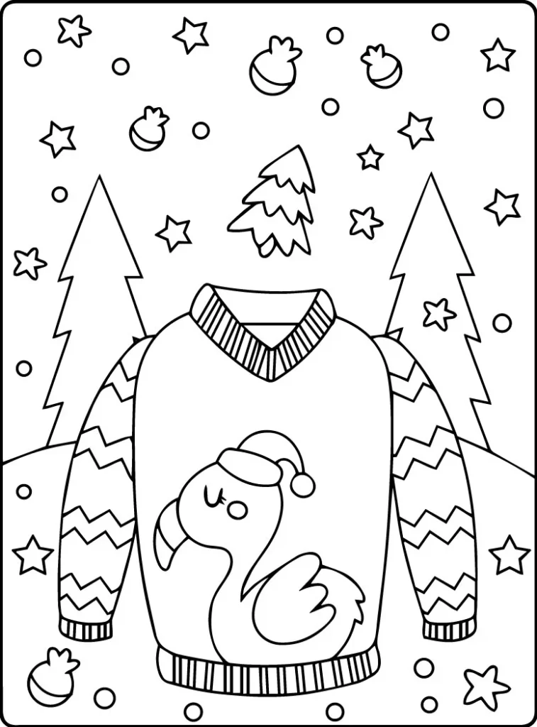 Winter coloring pages