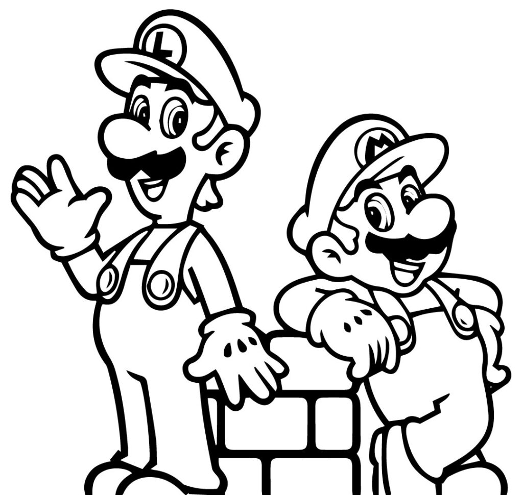 Mario coloring pages