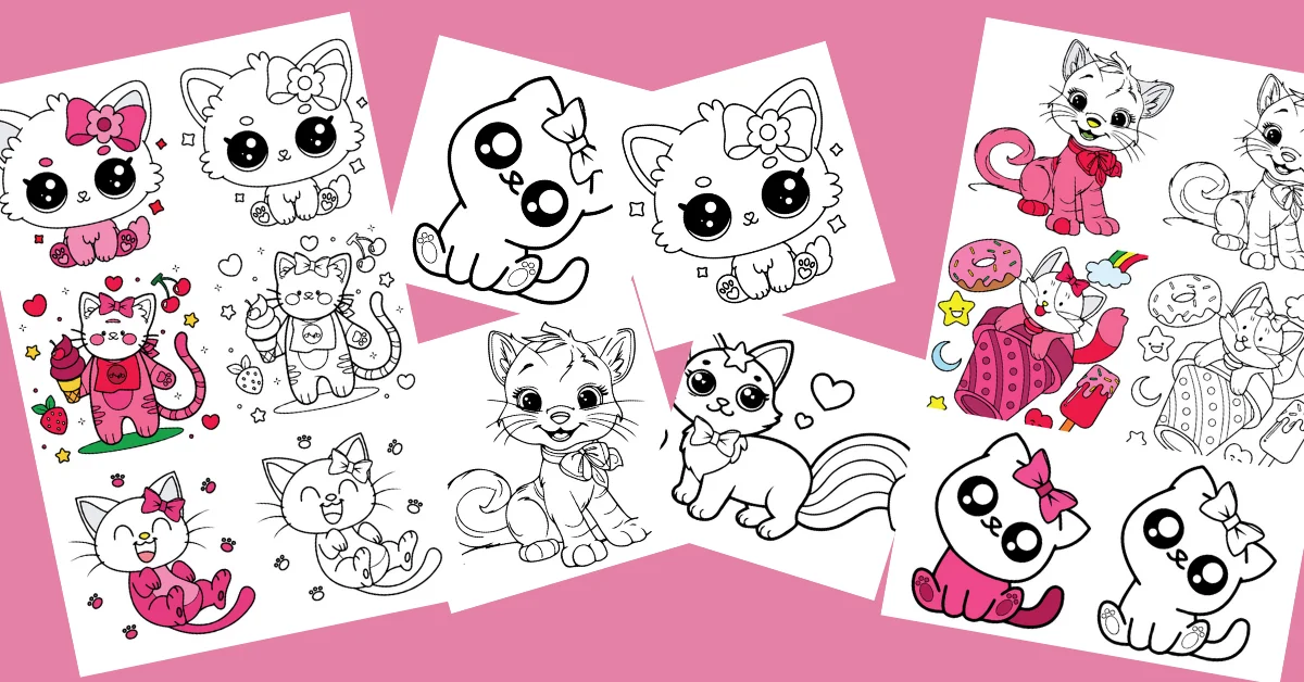 Hello Kitty Coloring Pages