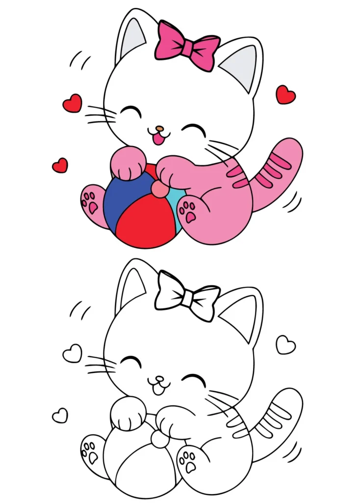 Hello Kitty Coloring Pages