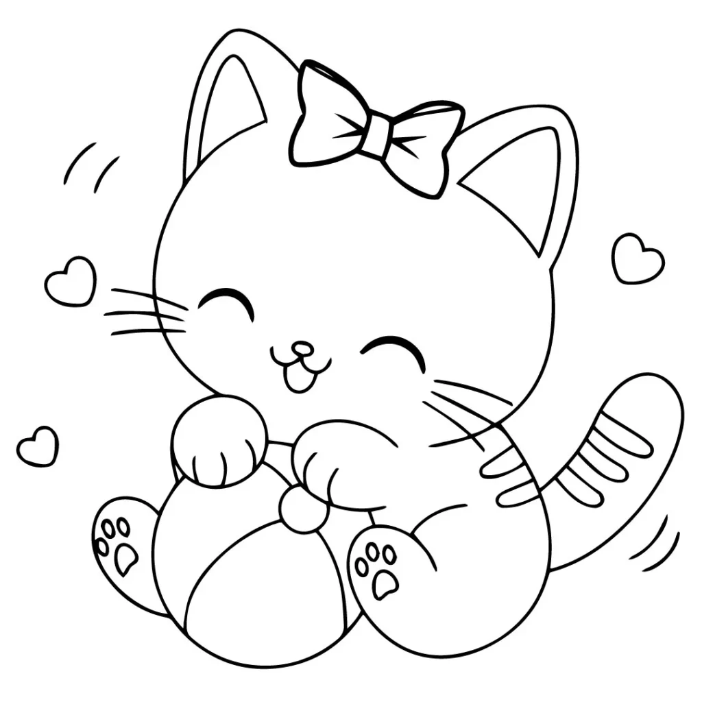 Hello Kitty Coloring Pages