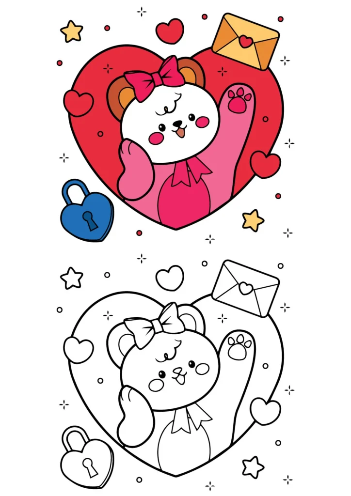 Hello Kitty Coloring Pages