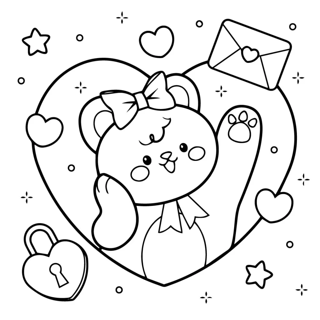 Hello Kitty Coloring Pages