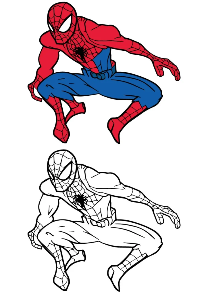 Spiderman Coloring Page