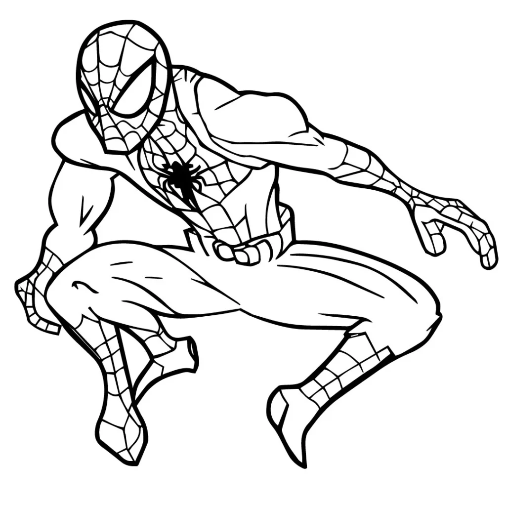 Spiderman Coloring Page