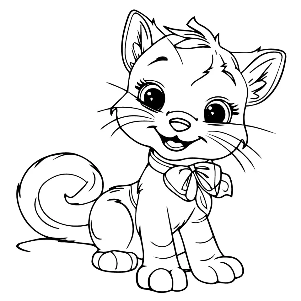 Hello Kitty Coloring Pages