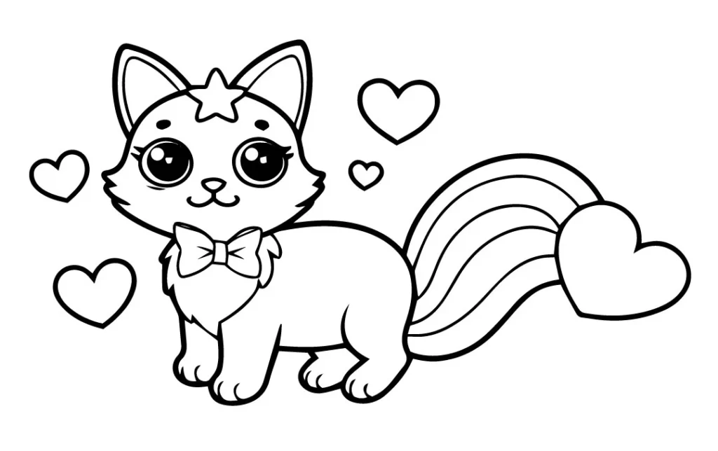 Hello Kitty Coloring Pages