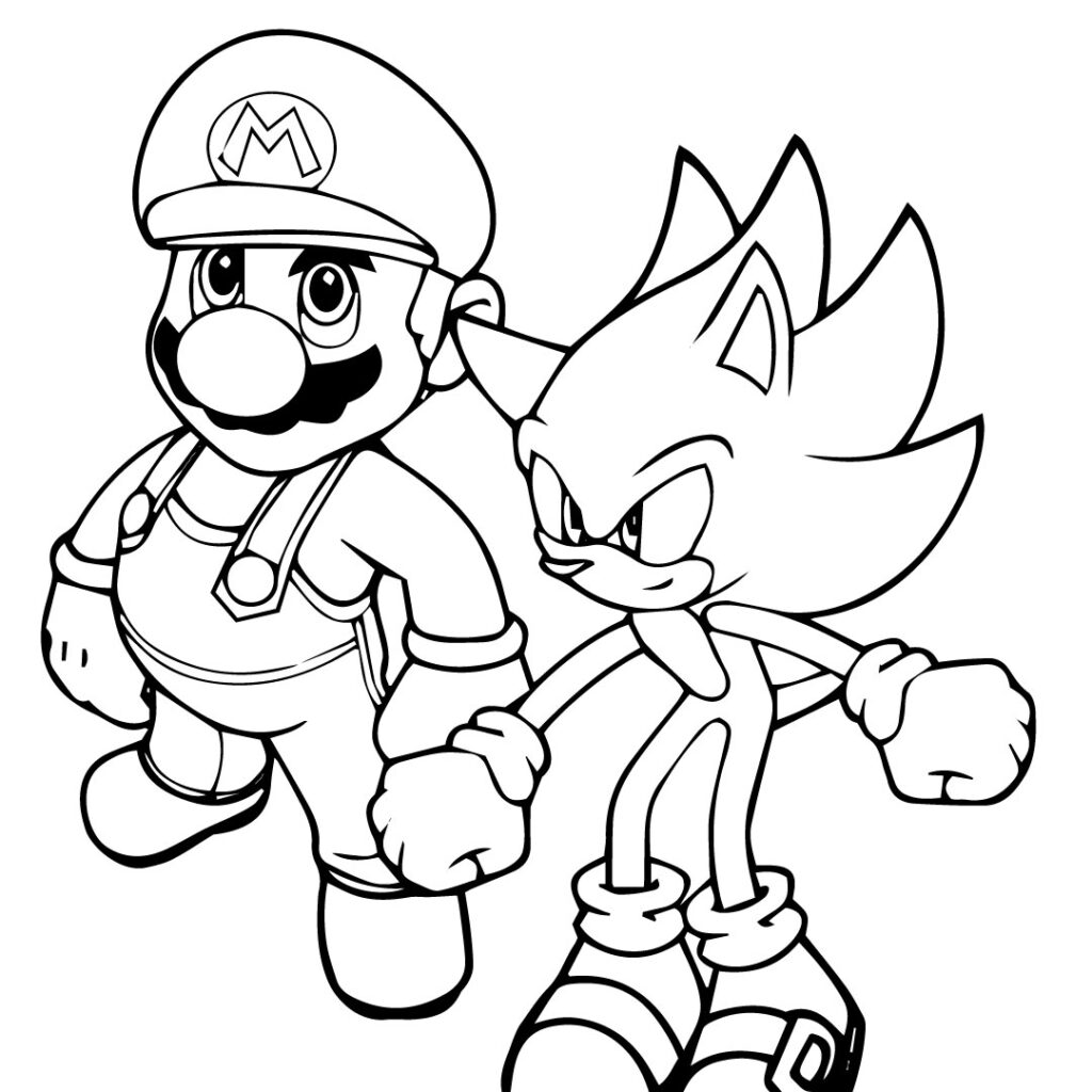 Mario coloring pages