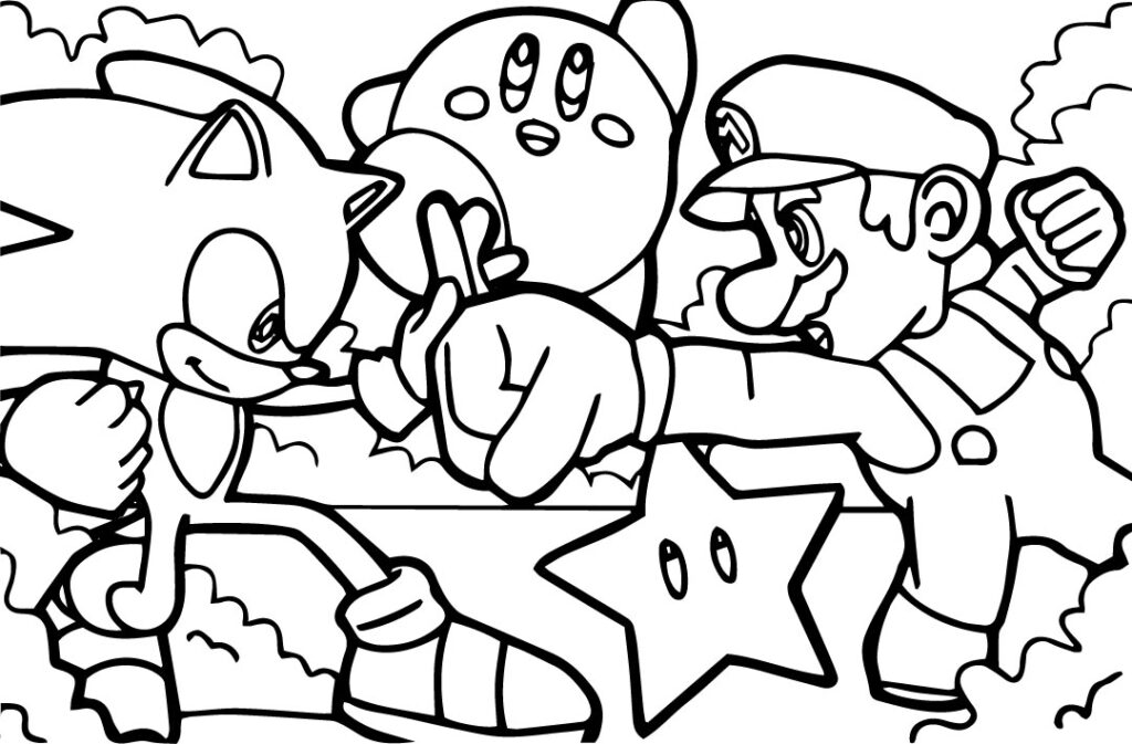 Mario coloring pages