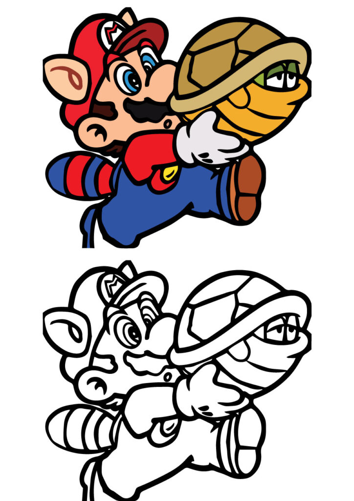 Mario coloring pages