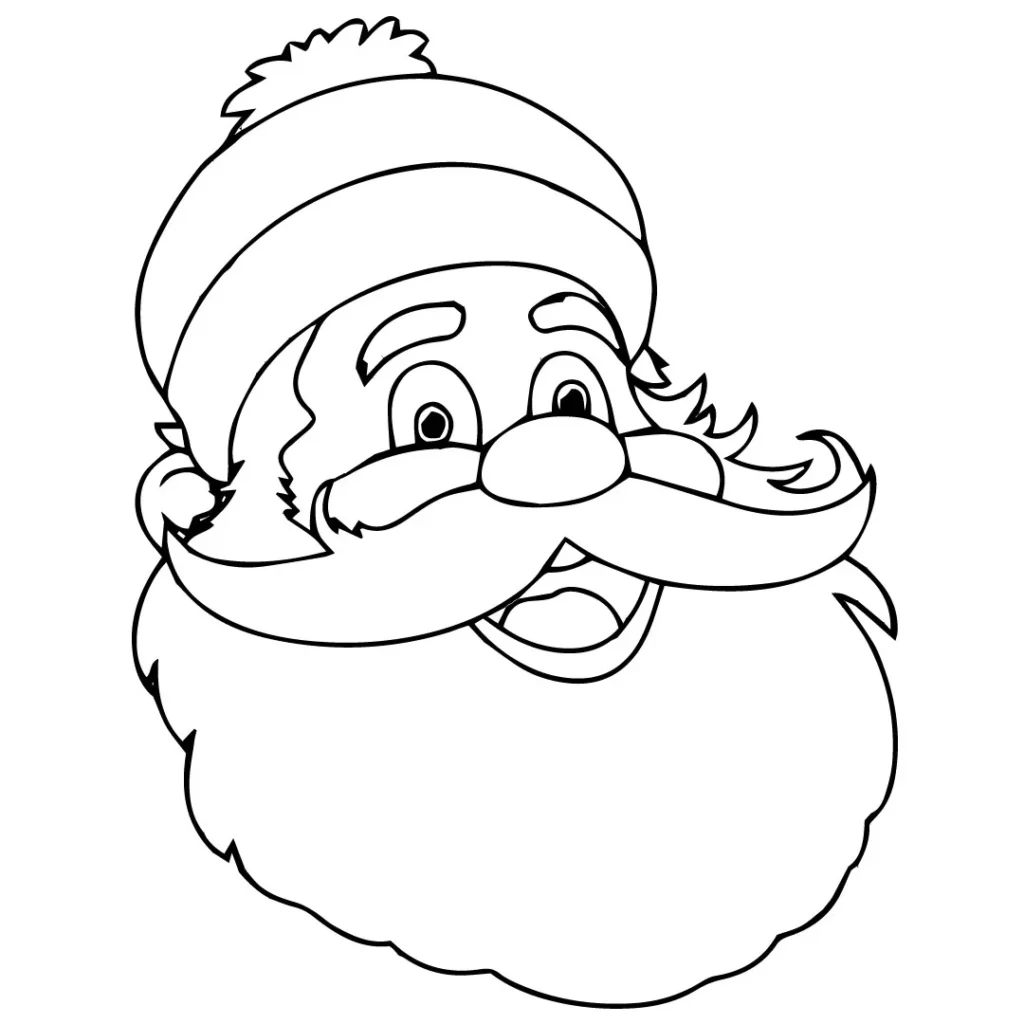 Santa Coloring Page