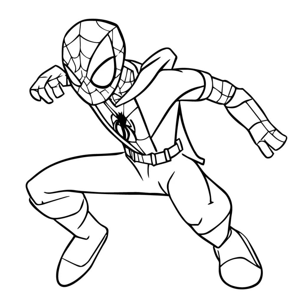 Spiderman Coloring Page