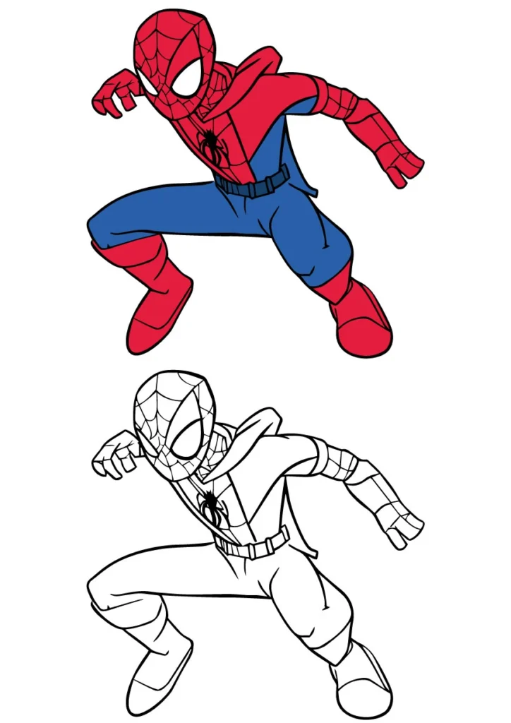 Spiderman Coloring Page