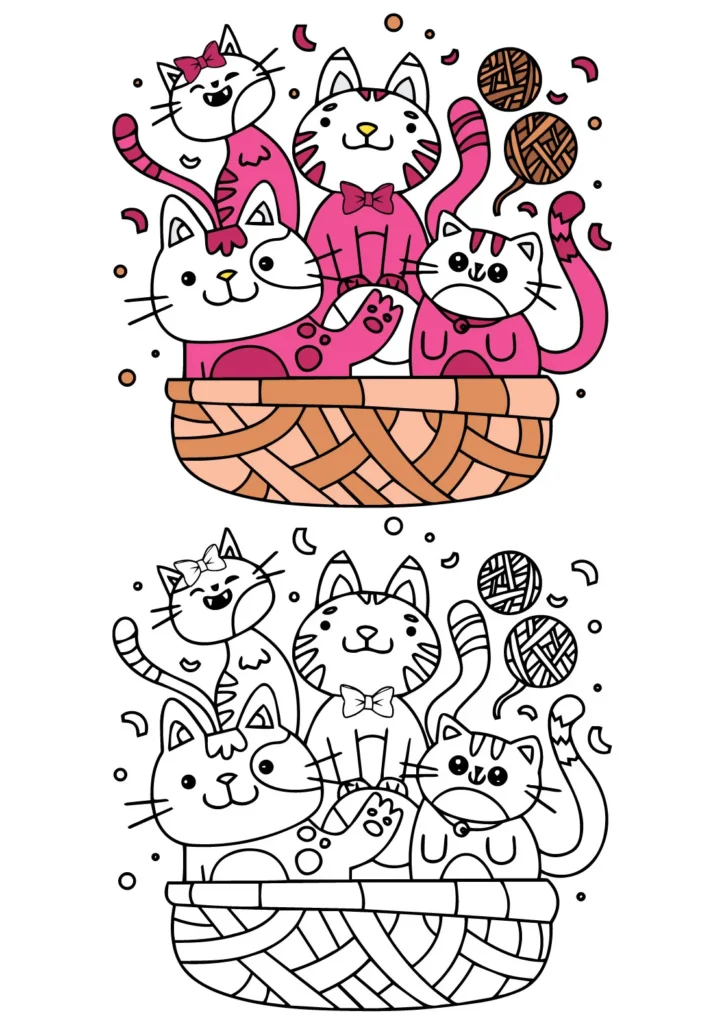 Hello Kitty Coloring Pages