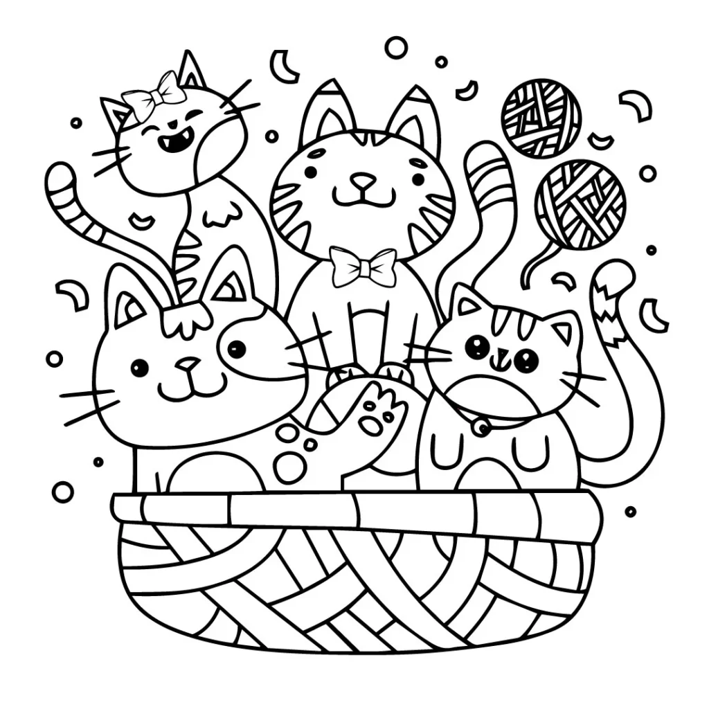 Hello Kitty Coloring Pages