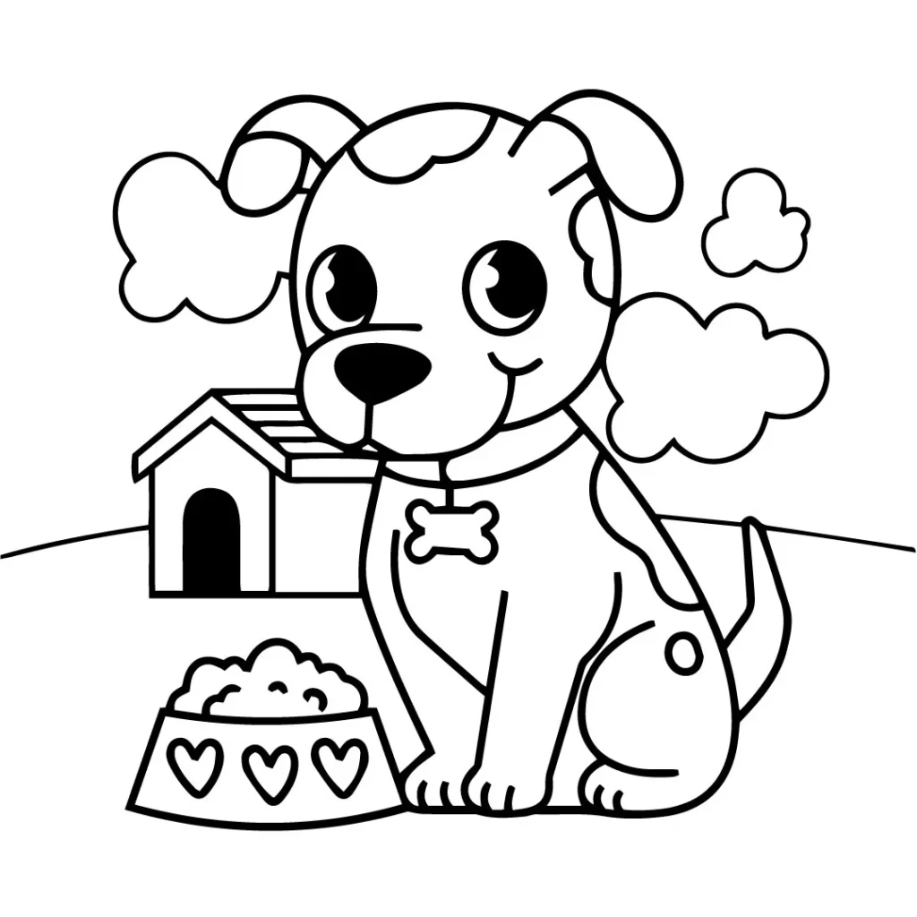 Puppy Coloring Pages