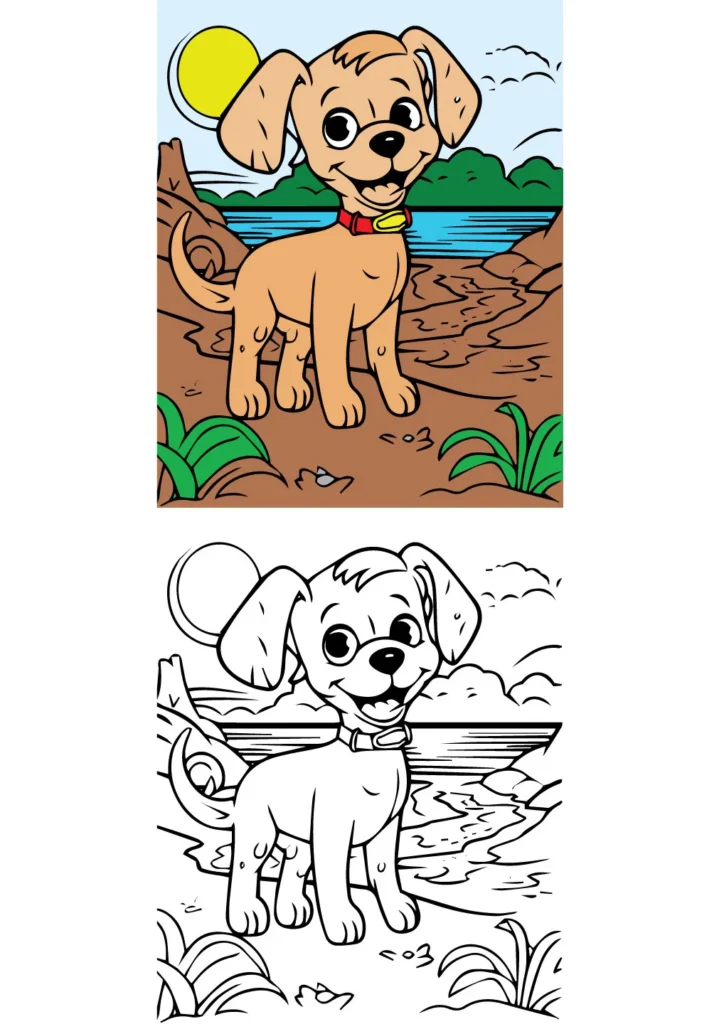 Puppy Coloring Pages