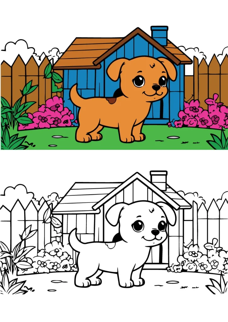 Puppy Coloring Pages