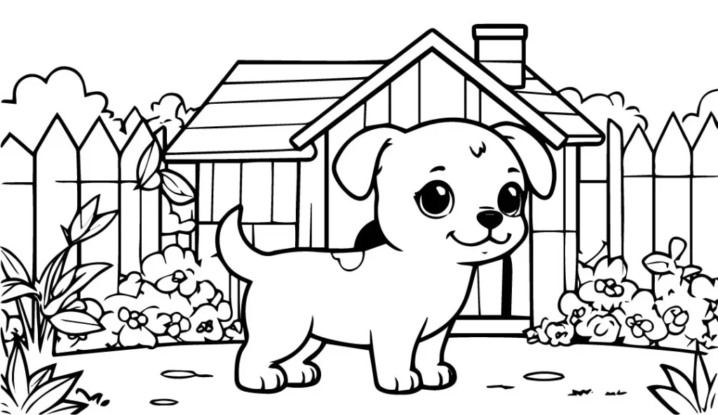 Puppy Coloring Pages