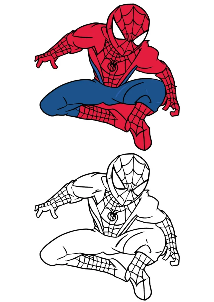 Spiderman Coloring Page