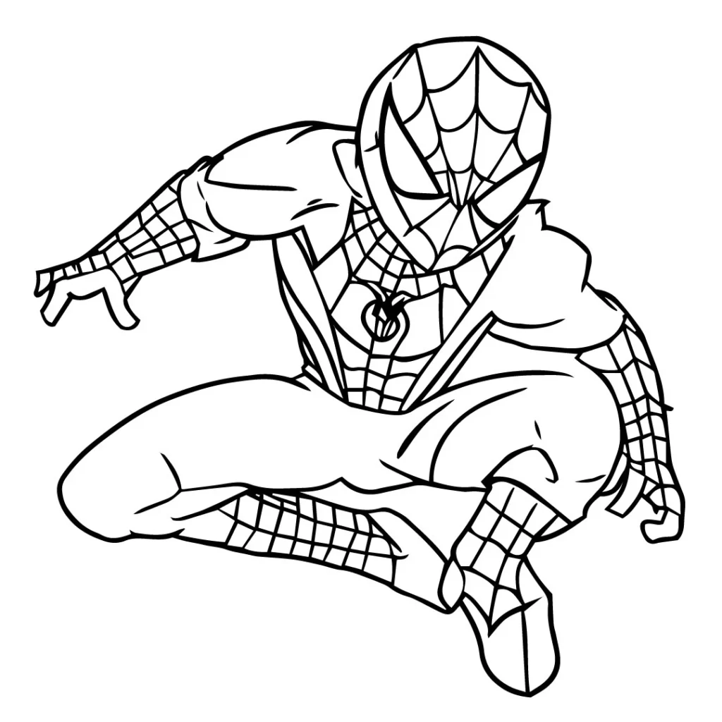 Spiderman Coloring Page