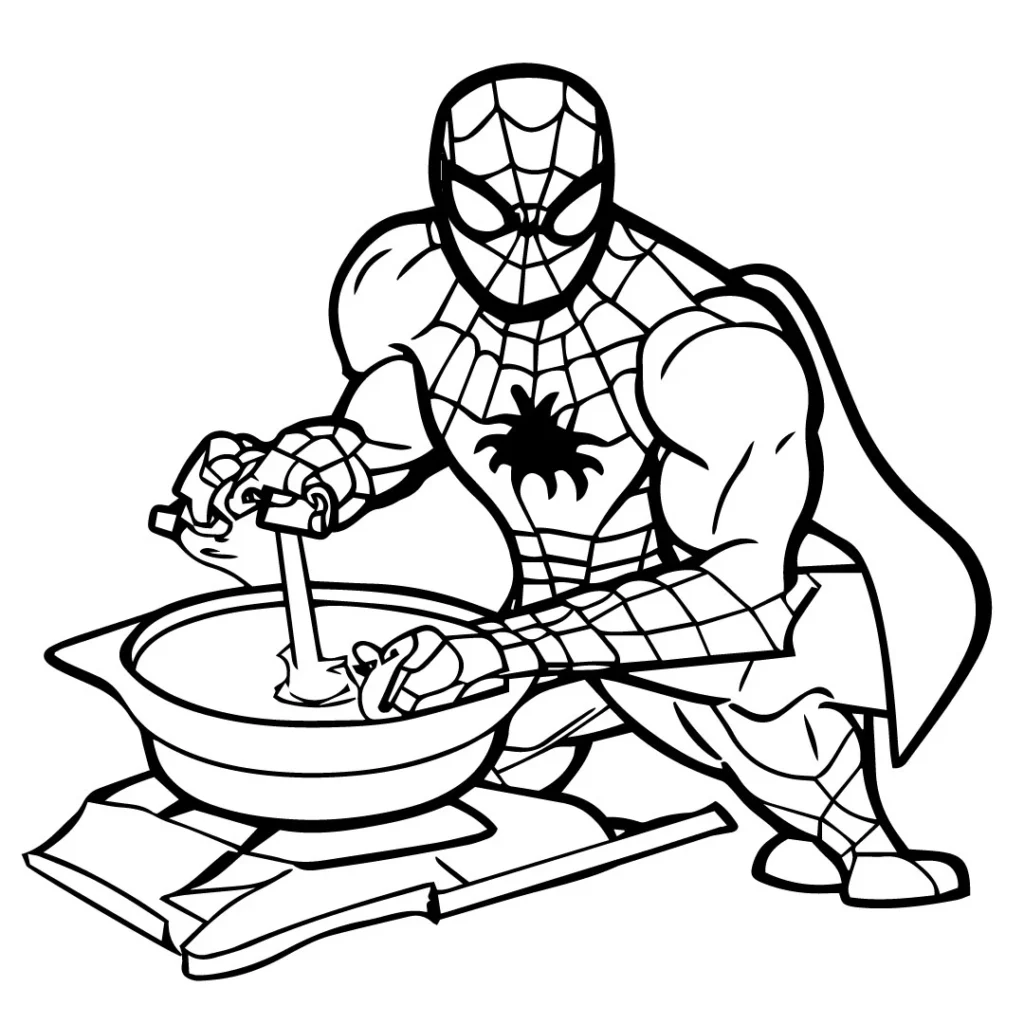 Spiderman Coloring Page