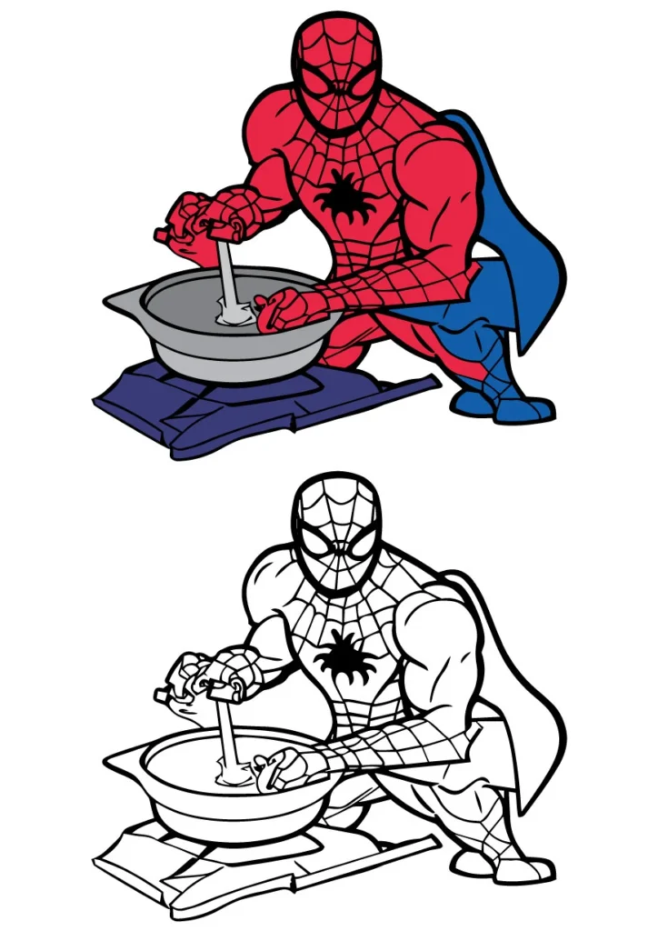 Spiderman Coloring Page